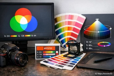 A quoi correspondent les codes couleurs RGB, Hexadécimal et HSV ?