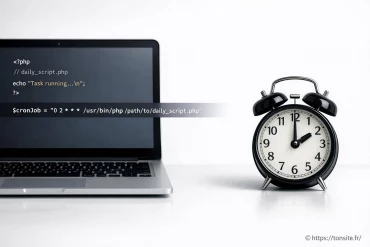 Comment créer un script php qui s'exécute via une tâche cron tous les jours ?