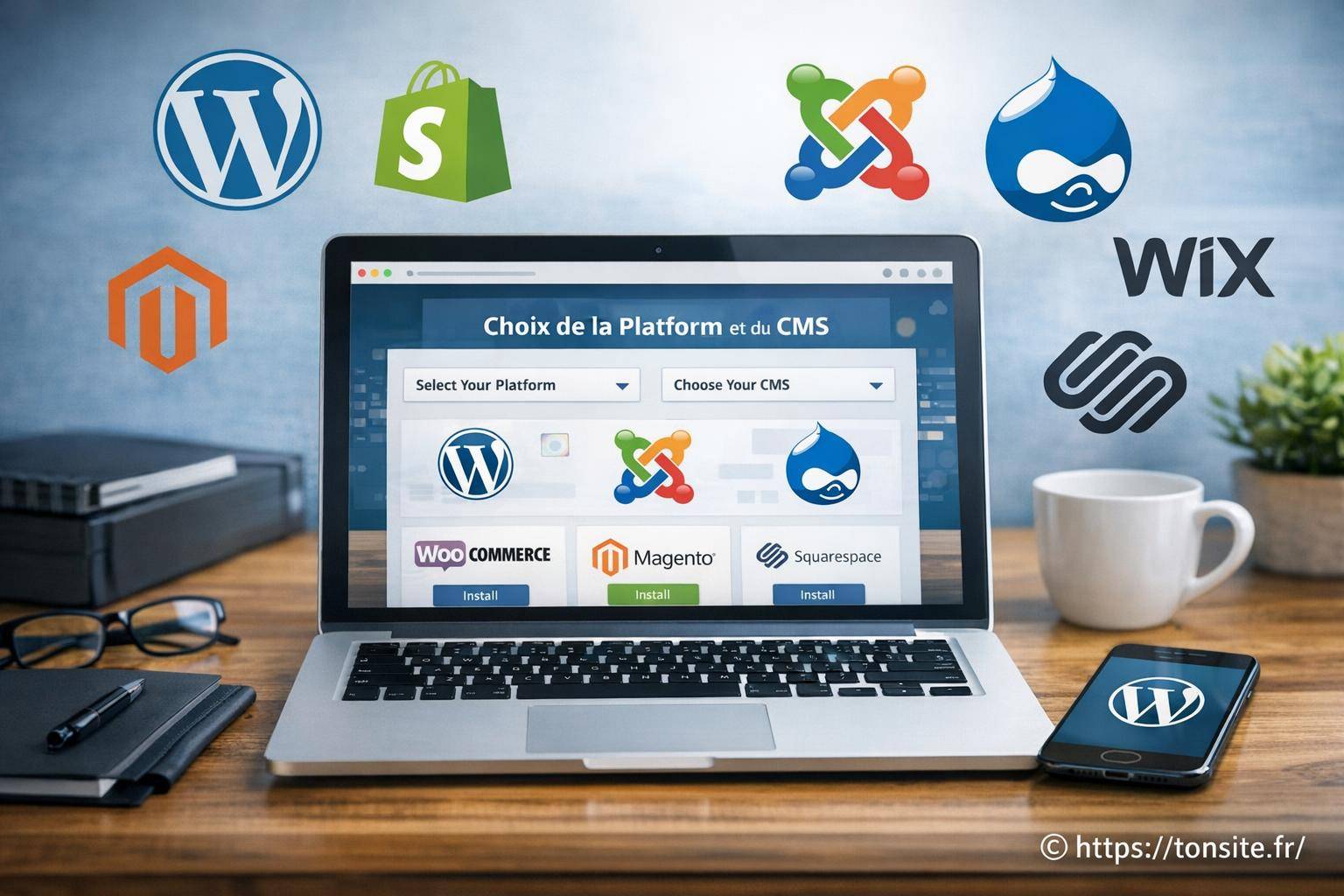Choix de la plateforme et du CMS