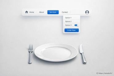 Comment créer un menu complet et avec une bonne ui efficace ?