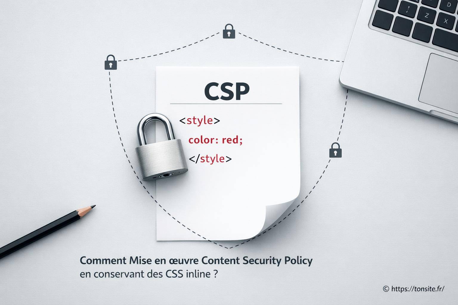 Comment mettre en oeuvre une Content Security Policy tout en conservant des css inline ?