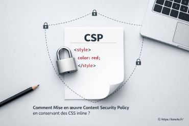 Comment mettre en oeuvre une Content Security Policy tout en conservant des css inline ?