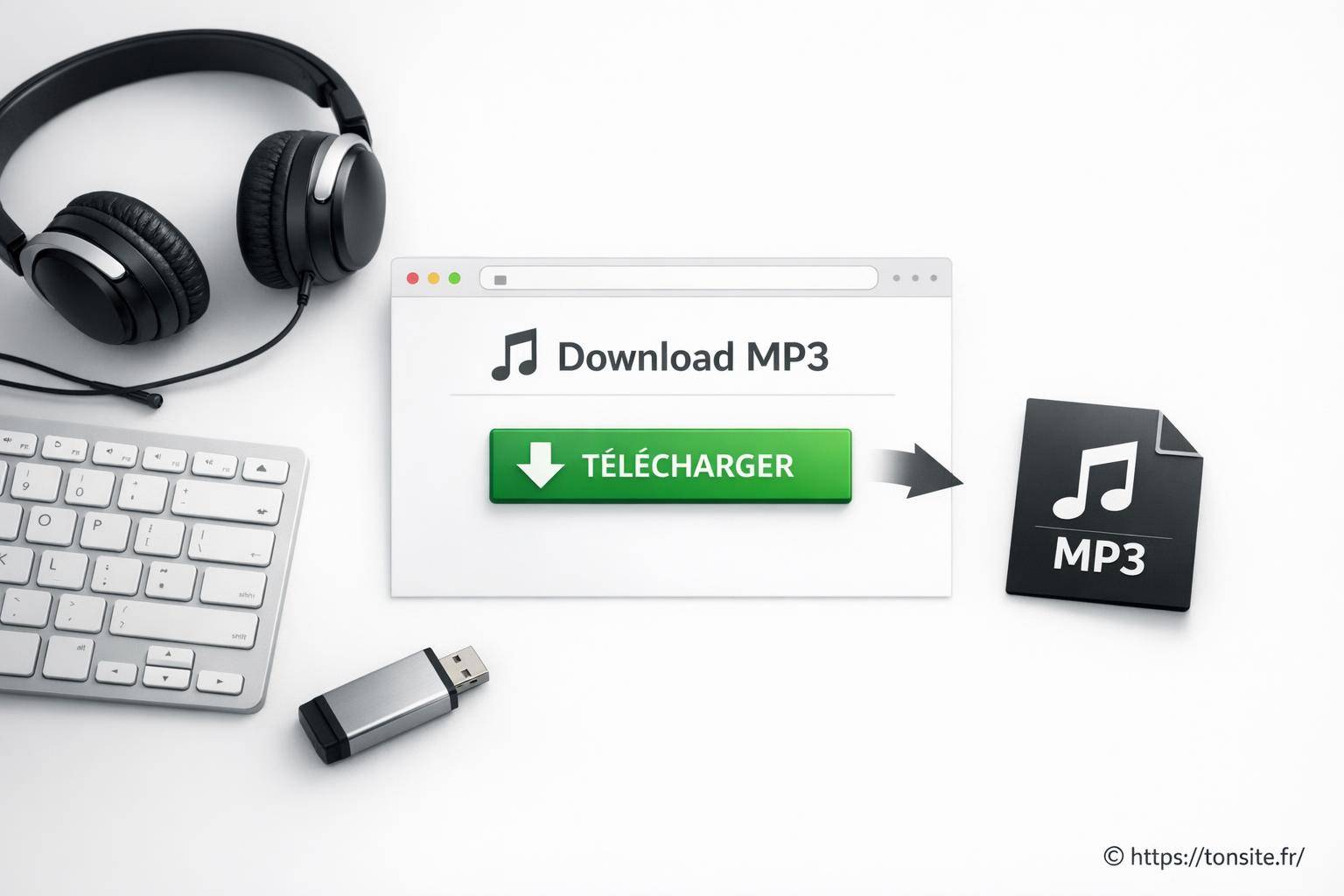 Comment mettre un mp3 en téléchargement sur son site web ?